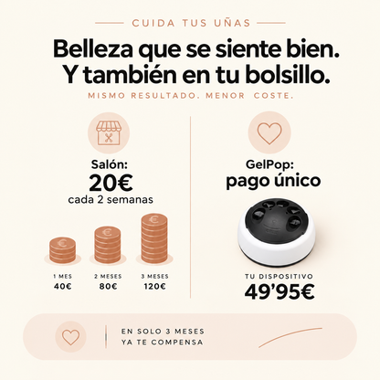 Removedor de Uñas de Gel con Vapor